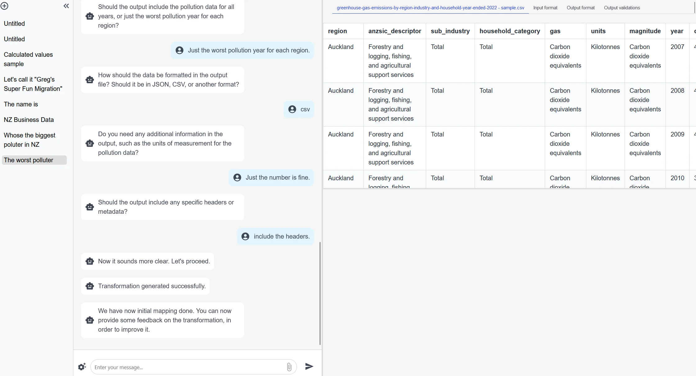 Early version of the product