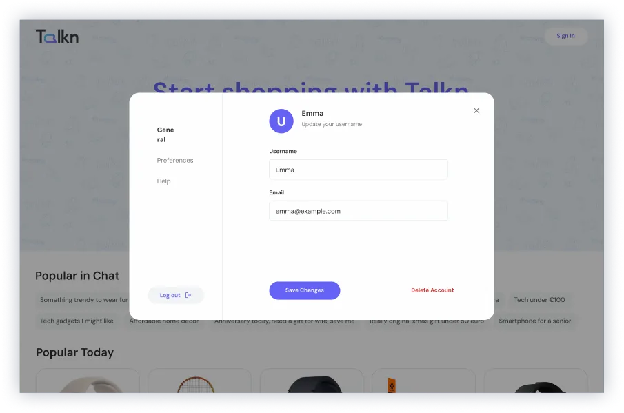 Outcome screenshot 2