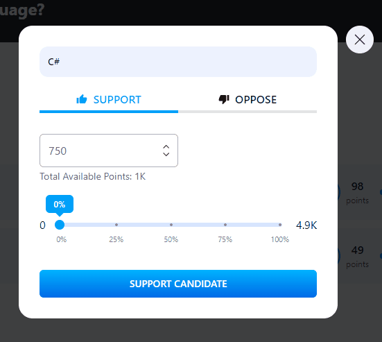 Support flow animation
